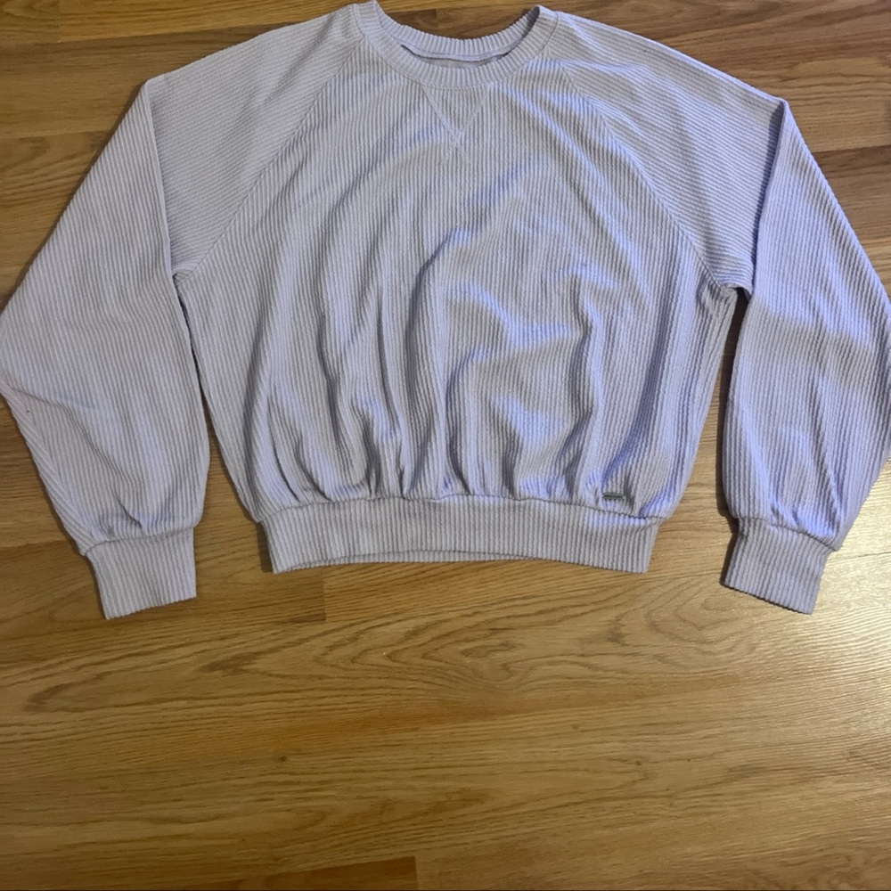 Hollister Light purple Crewneck Sweater